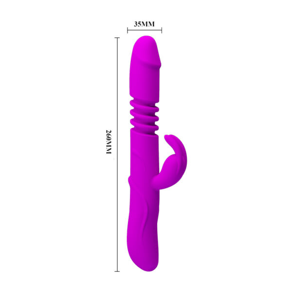 PRETTY LOVE   WARD, USB, 12 vibration, 4 rotation - obrazek 6