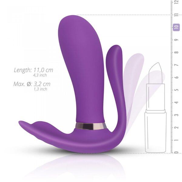 Remote wearable vibrator PURPLE - obrazek 9