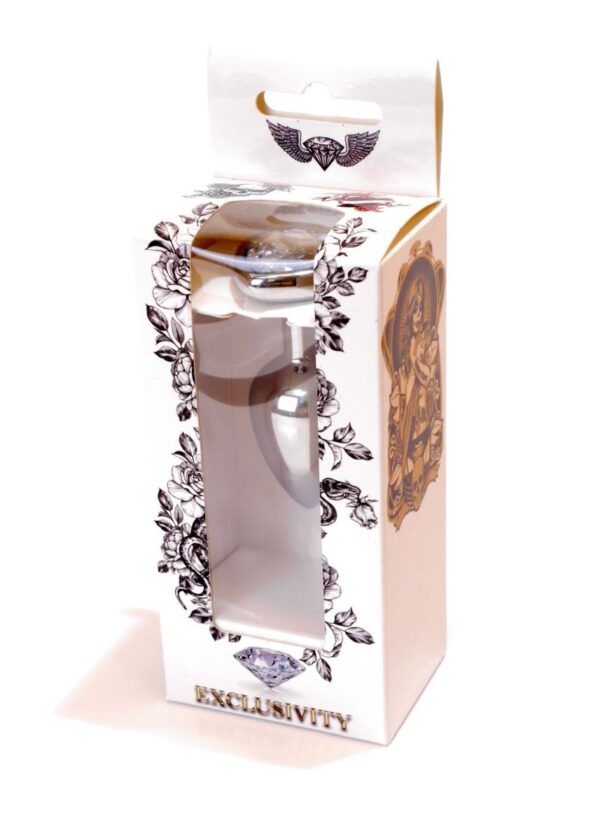 Plug Jewellery Silver  Heart PLUG  Clear - obrazek 9