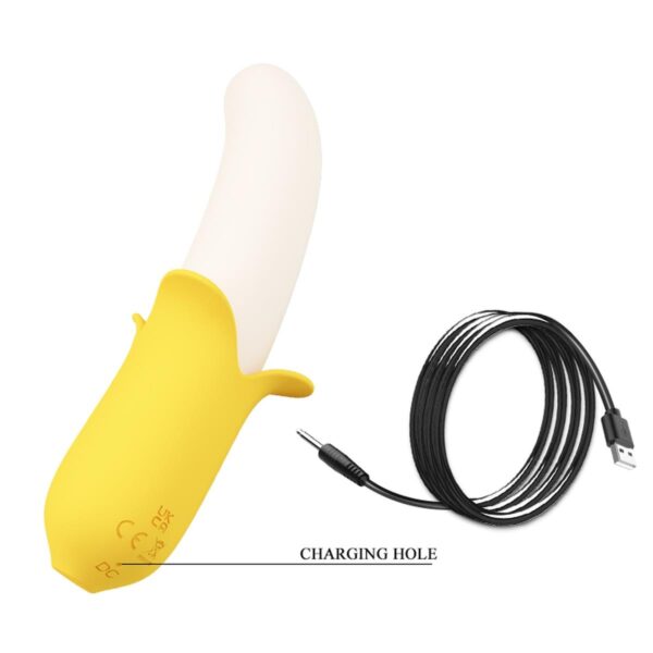 PRETTY LOVE   Banana Greek, 7 vibration functions 3 thrusting settings - obrazek 9