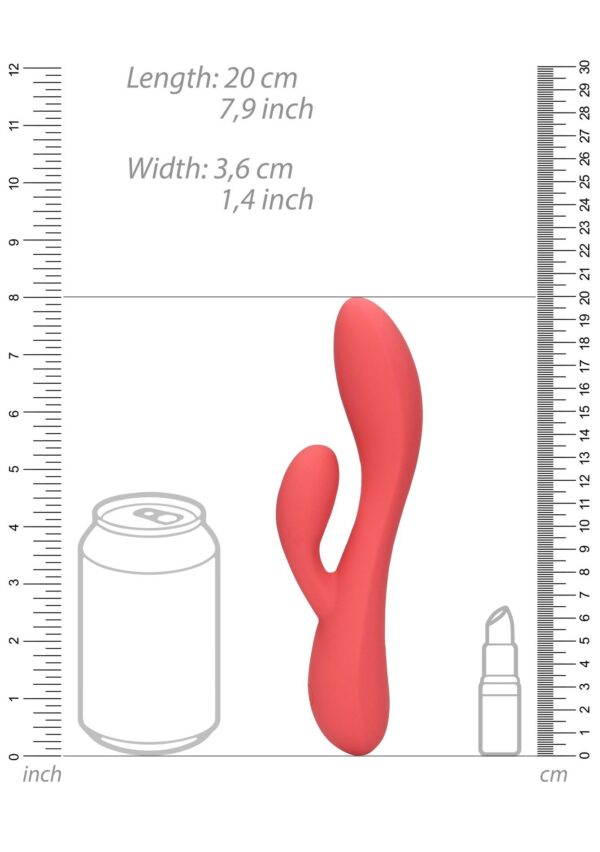 Smooth Ultra Soft Silicone Rabbit Vibrator   Astro Dust - obrazek 9