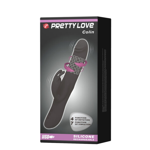 PRETTY LOVE   COLIN, USB, 7 vibration, 4 rotation - obrazek 8