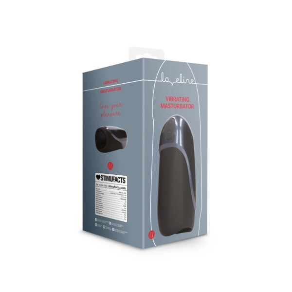 Vibrating Masturbator Sleeve   Licorice Black - obrazek 9