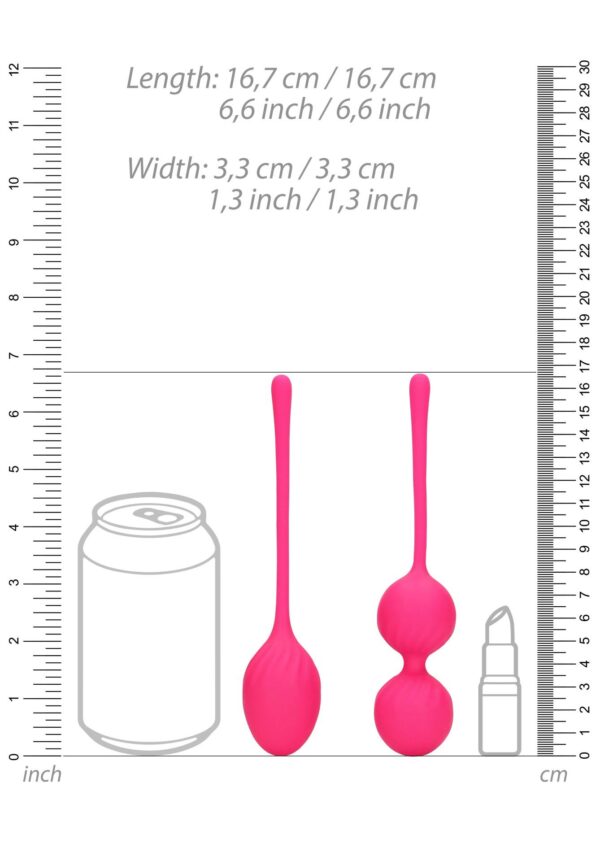 2 Piece Thumping Kegel Ball Set   Wild Strawberry - obrazek 9