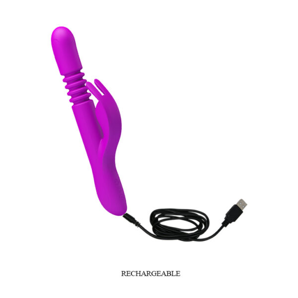 PRETTY LOVE   DONAHUE, USB, 12 vibration, 4 rotation - obrazek 8