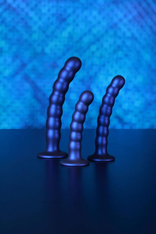 Beaded Silicone G Spot Dildo   5 / 13 cm - obrazek 9