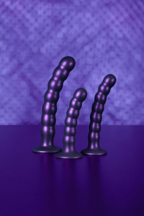 Beaded Silicone G Spot Dildo   5 / 13 cm - obrazek 9
