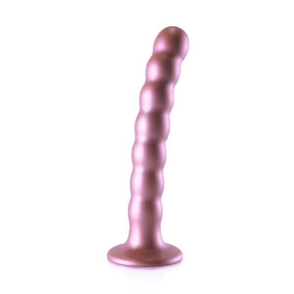Beaded Silicone G Spot Dildo   6,5 / 16,5 cm - obrazek 9