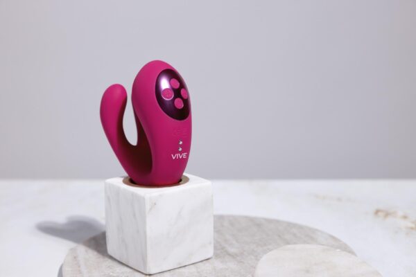 Yoko   Triple Action Vibrator Dual Prongs with Clitoral Pulse Wave - obrazek 9
