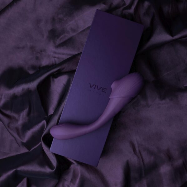 Mirai   Double Ended Pulse Wave & Air Wave Bendable Vibrator - obrazek 9