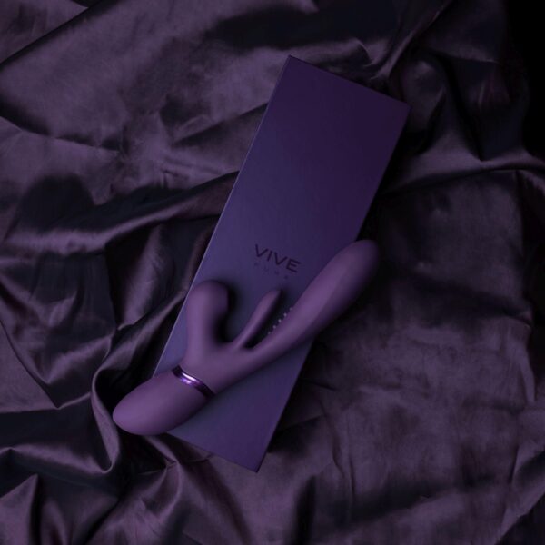 Kura   Thrusting G Spot Vibrator with Flapping Tongue and Pulse Wave Stimulator - obrazek 9
