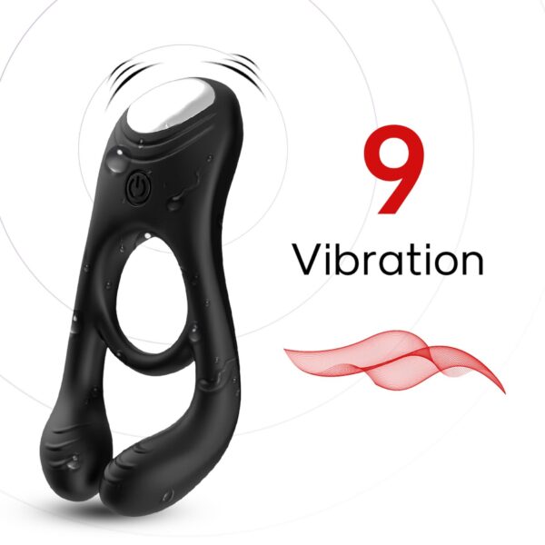 Veyron with remote Black, 9 vibration functions - obrazek 9