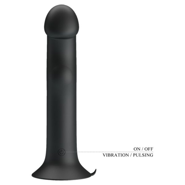 PRETTY LOVE   Murray BLACK, 12 vibration functions 12 pulse wave settings Suction base - obrazek 9