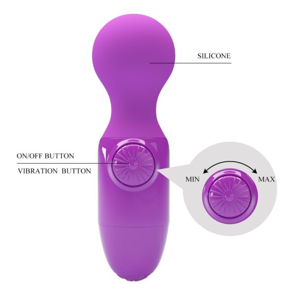 PRETTY LOVE   Mini stick Purple, Little Cute Vibration - obrazek 9