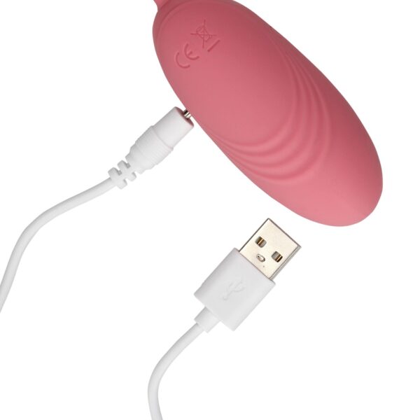 Ultra Soft Silicone Egg Vibrator with Remote Control - obrazek 9