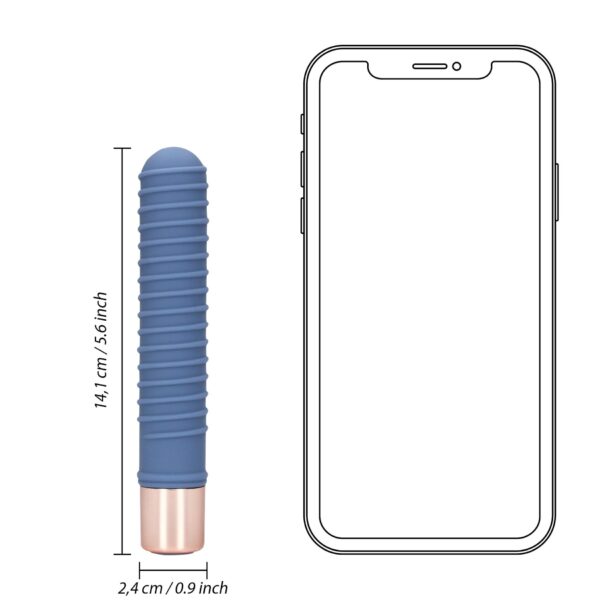 Ribbed Mini Vibrator - obrazek 9