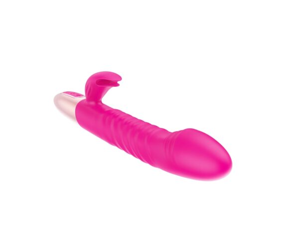 Wibrator   Rechargeable Thrusting Vibrator USB 10 Functions   Heating - obrazek 9