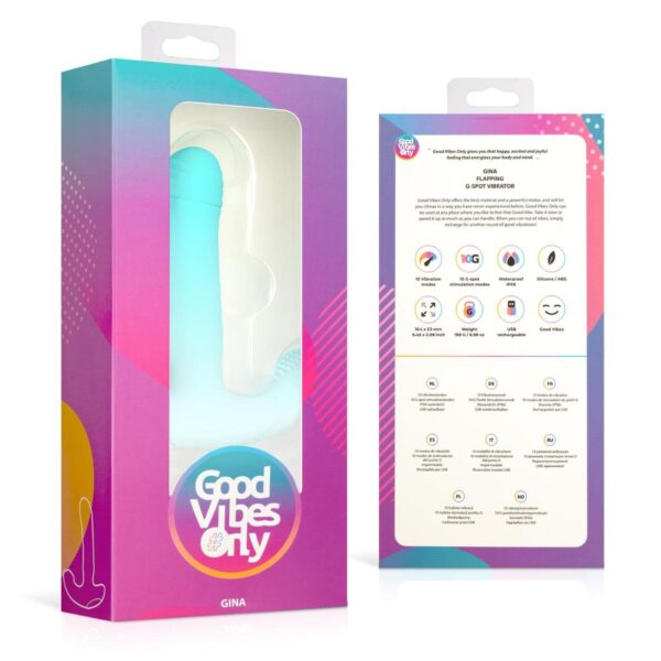 Good Vibes Only   Gina Flapping G spot Vibrator - obrazek 9
