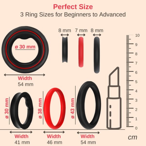Cockring   Nappex™ Fuego   Premium Cockrings (10 Languages) - obrazek 9
