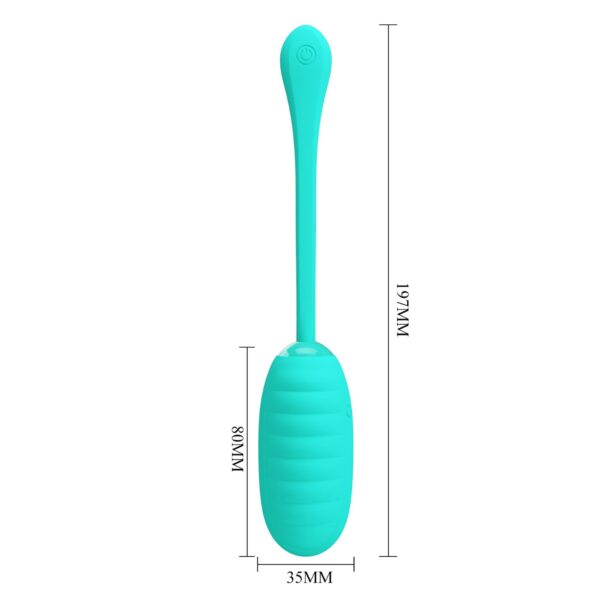 PRETTY LOVE   KIRK EGG Green 12 function vibrations - obrazek 20