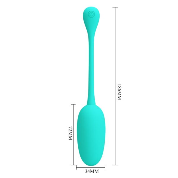PRETTY LOVE   KNUCKER Green, 12 vibration functions Memory function - obrazek 9