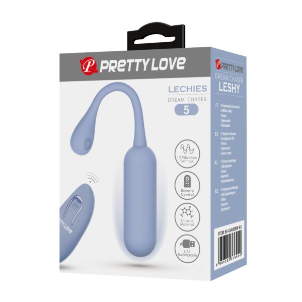 PRETTY LOVE   LECHIES  Dream chaser 5, Blue, Wireless remote control 12 vibration functions Memory function - obrazek 9