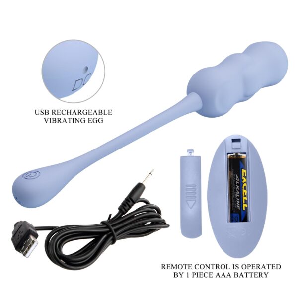PRETTY LOVE   LESHY Dream Chaser 4, Blue, 12 vibration functions Wireless remote control - obrazek 9