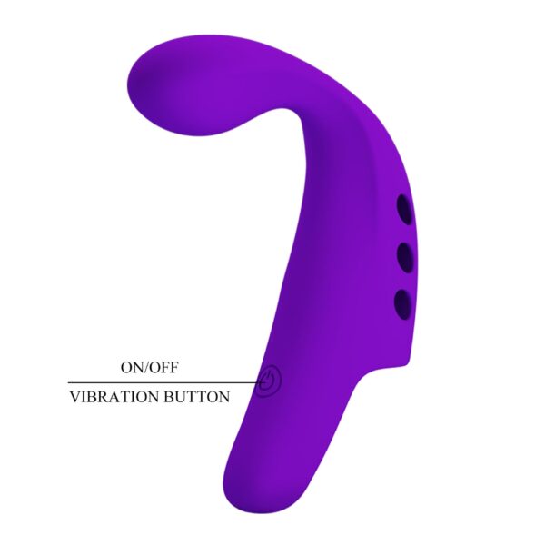 PRETTY LOVE   FINGERING VIBRATOR GORGON Purple,  10 vibration functions - obrazek 9
