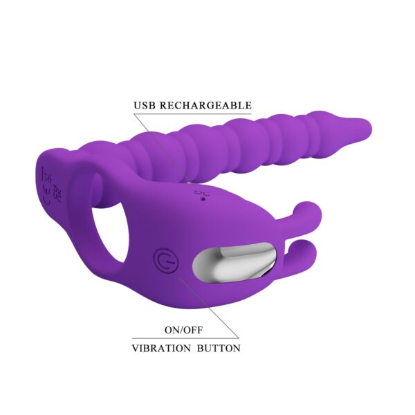 PRETTY LOVE   Blackney purple, 7 vibration functions Memory function - obrazek 7