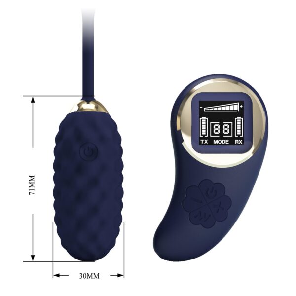 PRETTY LOVE   Vivian Blue, 10 vibration functions 9 speed levels Wireless remote control - obrazek 9