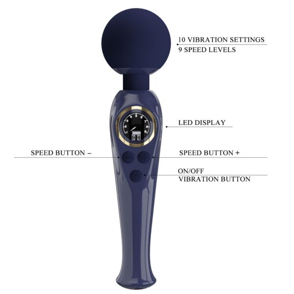 PRETTY LOVE   Skyler Blue, 10 vibration functions 9 speed levels - obrazek 9