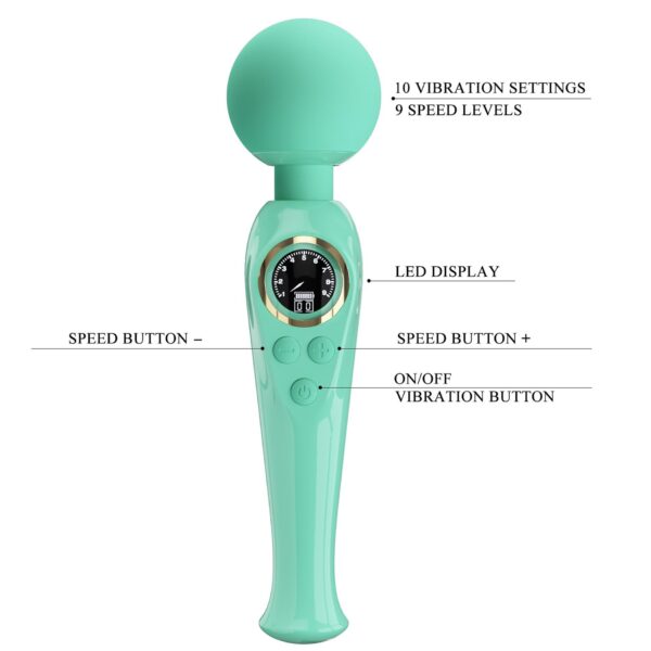 PRETTY LOVE   Skyler Green, 10 vibration functions 9 speed levels - obrazek 9