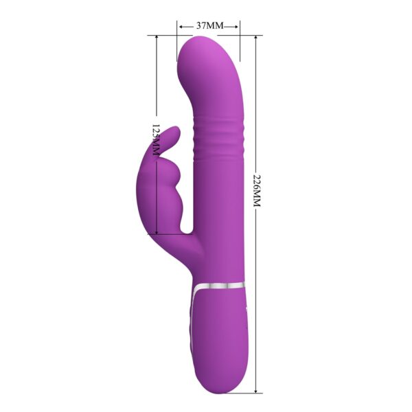 PRETTY LOVE   Coale Purple, 7 vibration functions 4 rotation functions 4 thrusting settings - obrazek 9