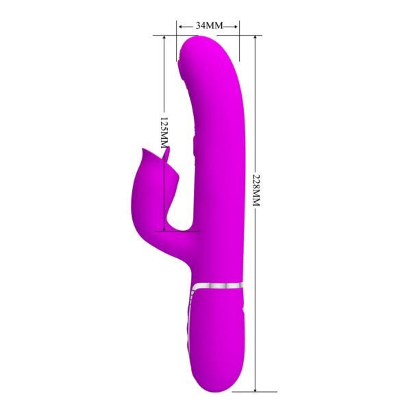 PRETTY LOVE   Gigi Purple, 7 thumping functions 7 licking modes - obrazek 9
