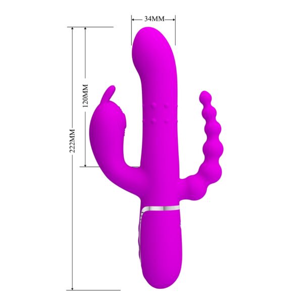 PRETTY LOVE   Cammy Purple, Twinkled Tenderness, 7 thumping functions 7 vibration functions 4 rolling functions - obrazek 9