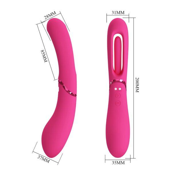 ROMANCE   Lexie, 7 vibration functions, 4 wiggling settings - obrazek 9