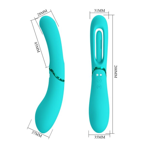 ROMANCE   Lexie 7 vibration functions, 4 wiggling settings - obrazek 9