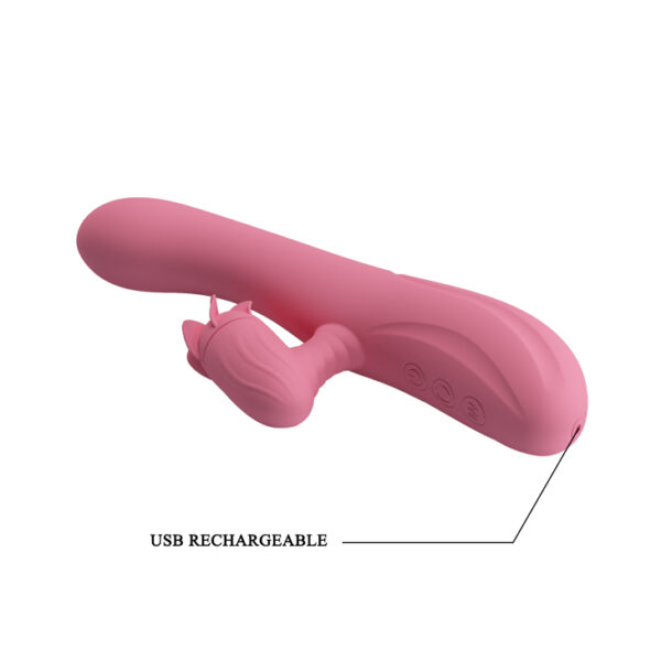 PRETTY LOVE   GINA 4 rotation 7 vibration USB - obrazek 8