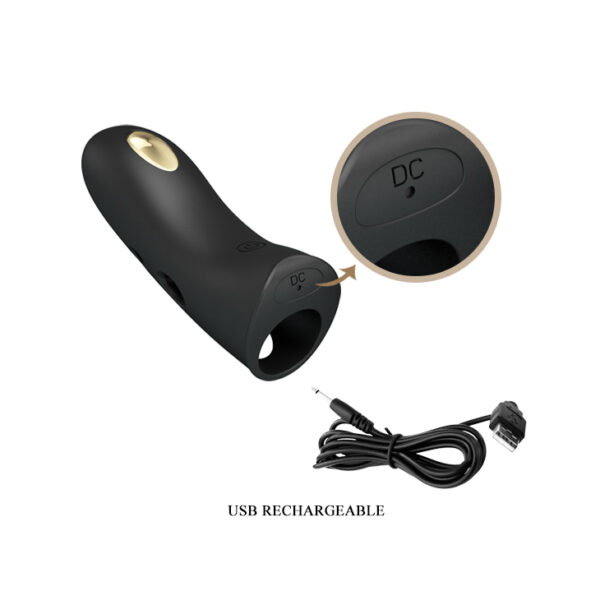 PRETTY LOVE   MARICO Fingering Electric Vibrator 7 Functions USB - obrazek 8
