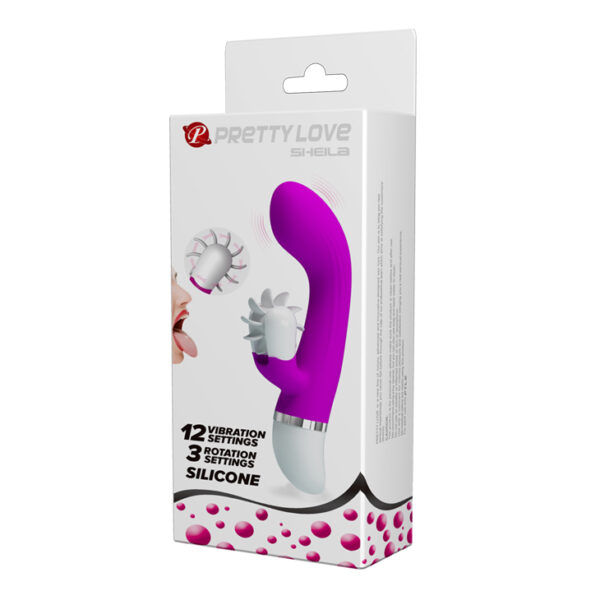PRETTY LOVE   SHEILA 12 Vibrations 3 rotations - obrazek 8