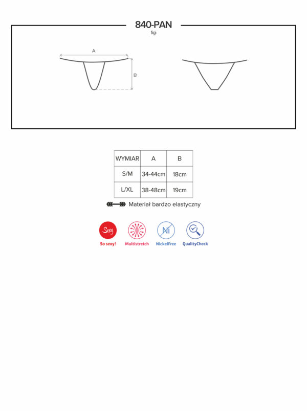 Bielizna 840 PAN 1 figi L/XL - obrazek 9