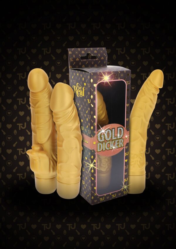 Gold Dicker Original Vibrator Gold - obrazek 9