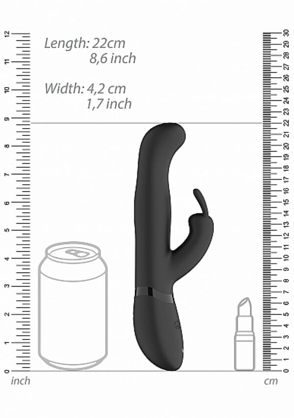 Izara   Rotating Beads Rabbit   Black - obrazek 8