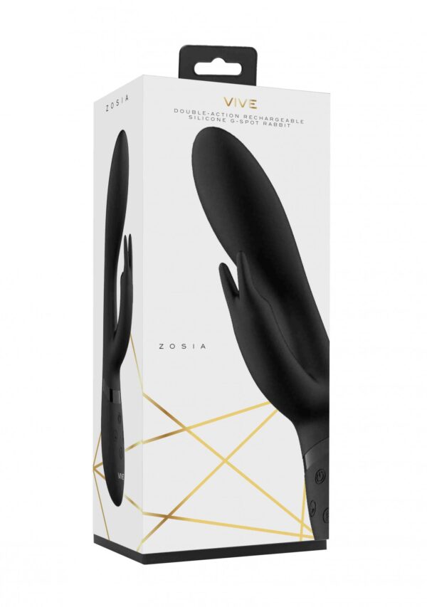 Wibrator Zosia   Classic G Spot Rabbit   Black - obrazek 9