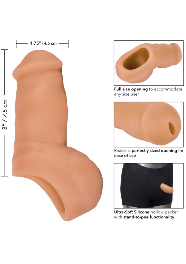 Soft Silicone Stand To Pee Caramel skin tone - obrazek 9