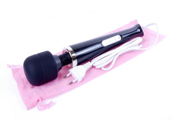 Stymulator Magic Massager Wand Cable 110 240V Black 10 Function - obrazek 9