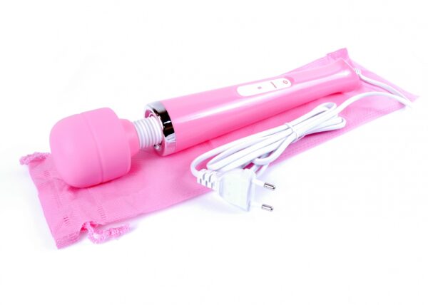 Stymulator Magic Massager Wand Cable 110 240V Pink 10 Function - obrazek 9