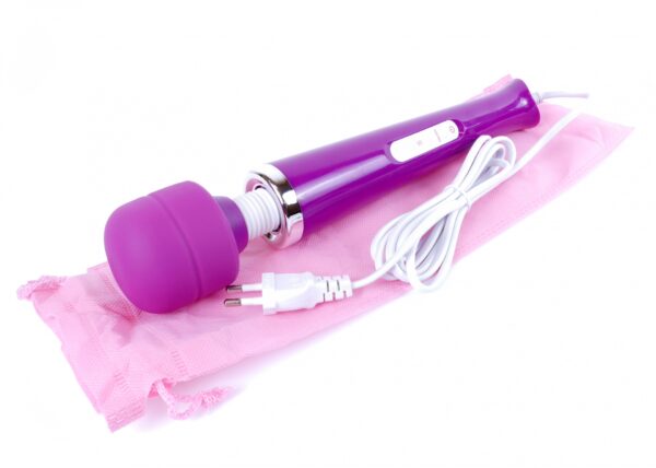 Stymulator Magic Massager Wand Cable 110 240V Purple 10 Function - obrazek 9