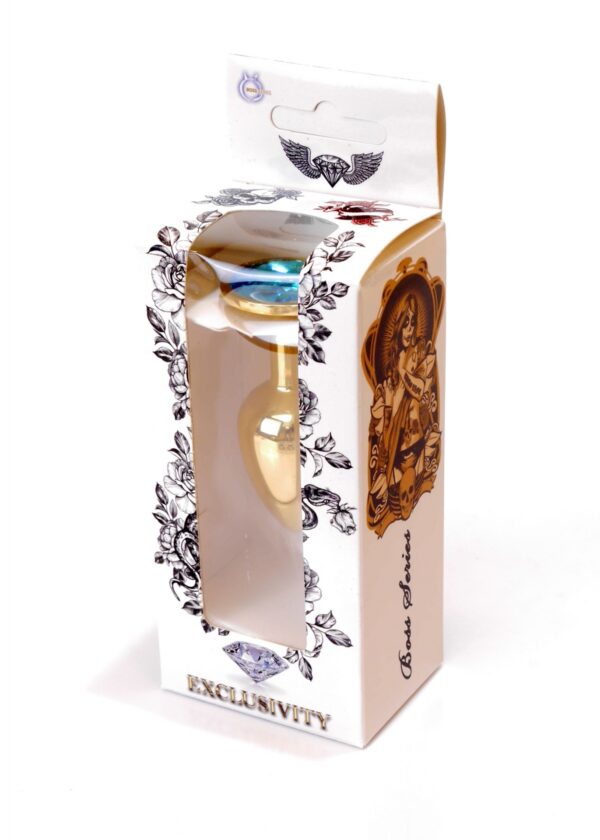 Plug Jewellery Gold PLUG  Light Blue - obrazek 9