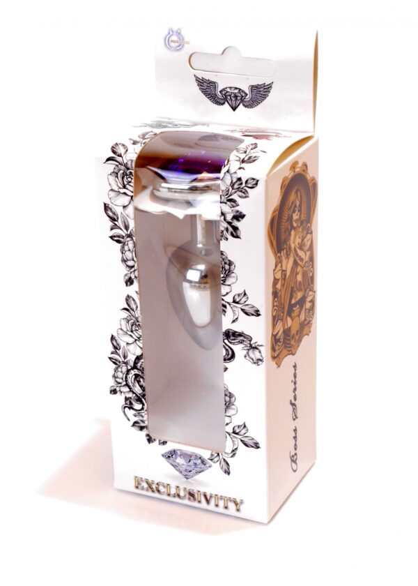 Plug Jewellery Silver  Heart PLUG  Purple - obrazek 9